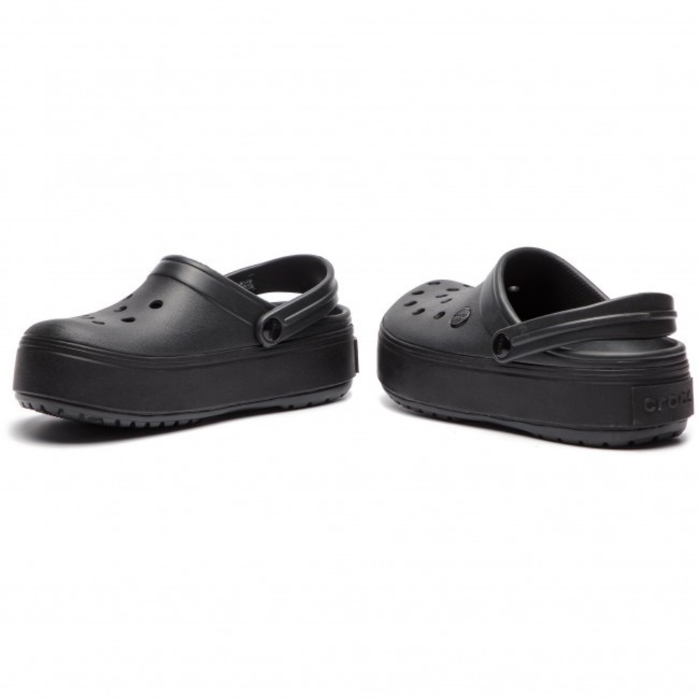 Platform Black Crocs